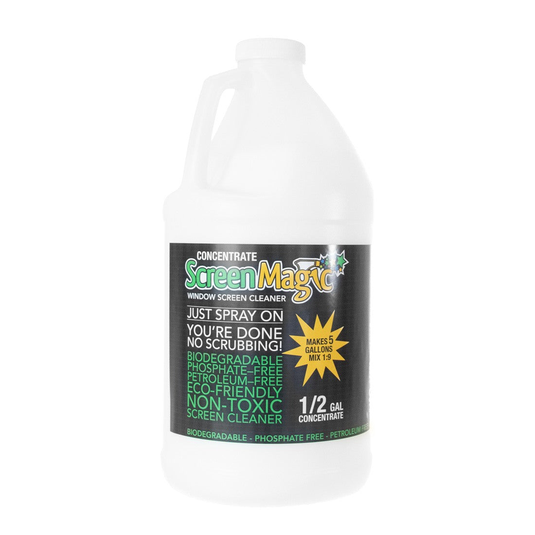 Screen Magic Cleaner Concentrate - 1/5 Gallon - Front Main View