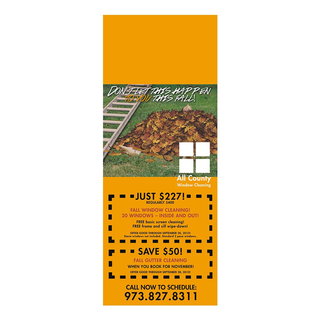 Let Us Handle The Gutters Door Hanger