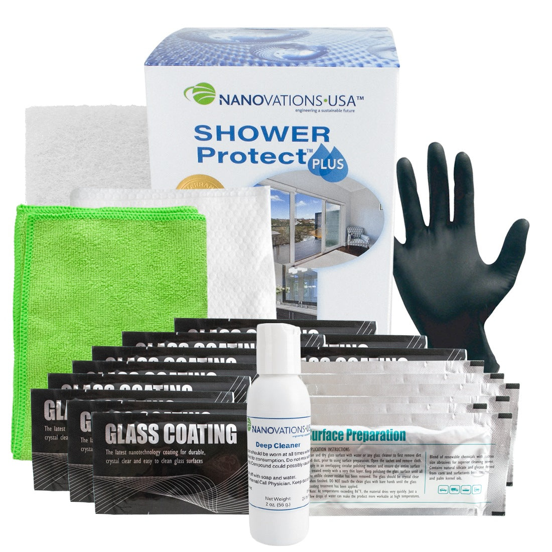 Nanovations Shower Protect Plus Kit Complete View