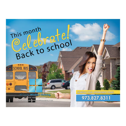 Celebrate Back To School Design Suite - Large Postcard - Front View
