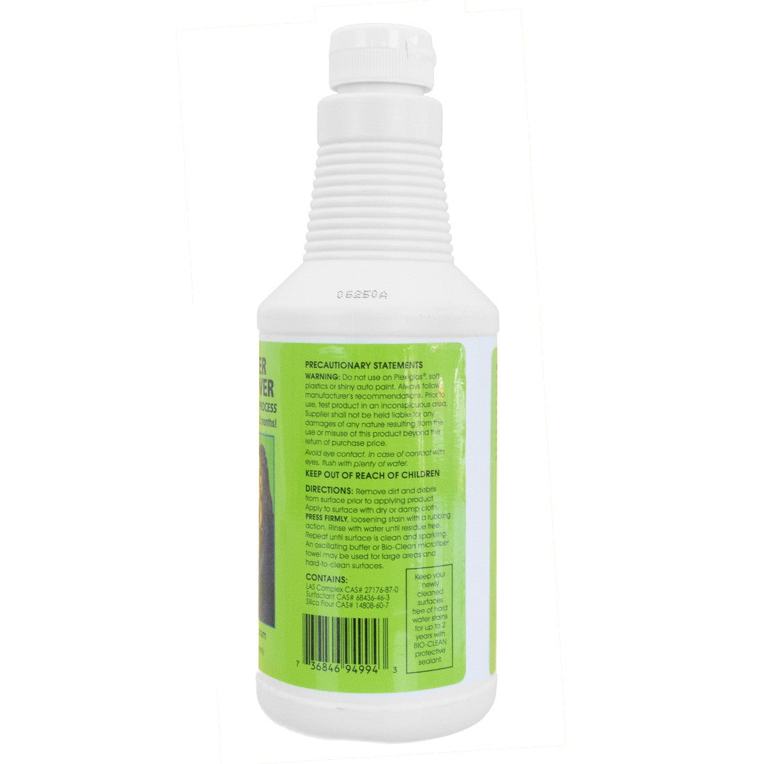 Bio-Clean Hard Water Stain Remover Back View