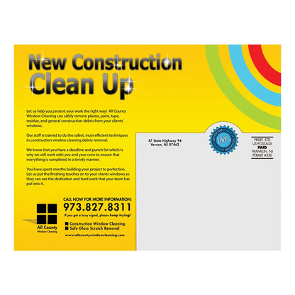 Builders Large Postcard Back Design