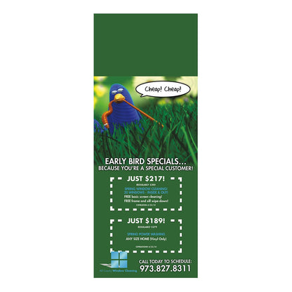 Early Bird Specials Design Suite - Doorhanger - Front View