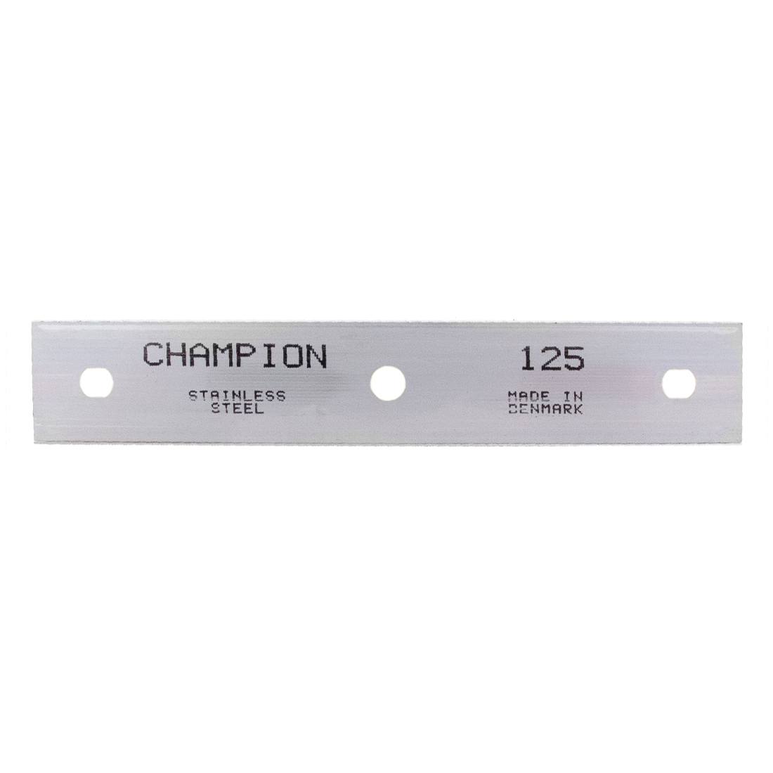 Ettore Champion Scraper Replacement Stainless Blades - 5 Inch - Single Blade Front View