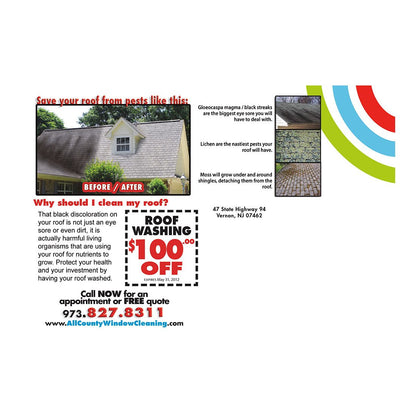 Spring Checklist Small Postcard Back Design