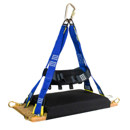 Sky Genie 4 Point Suspension Chair - with Cushion - Angled Right Front View