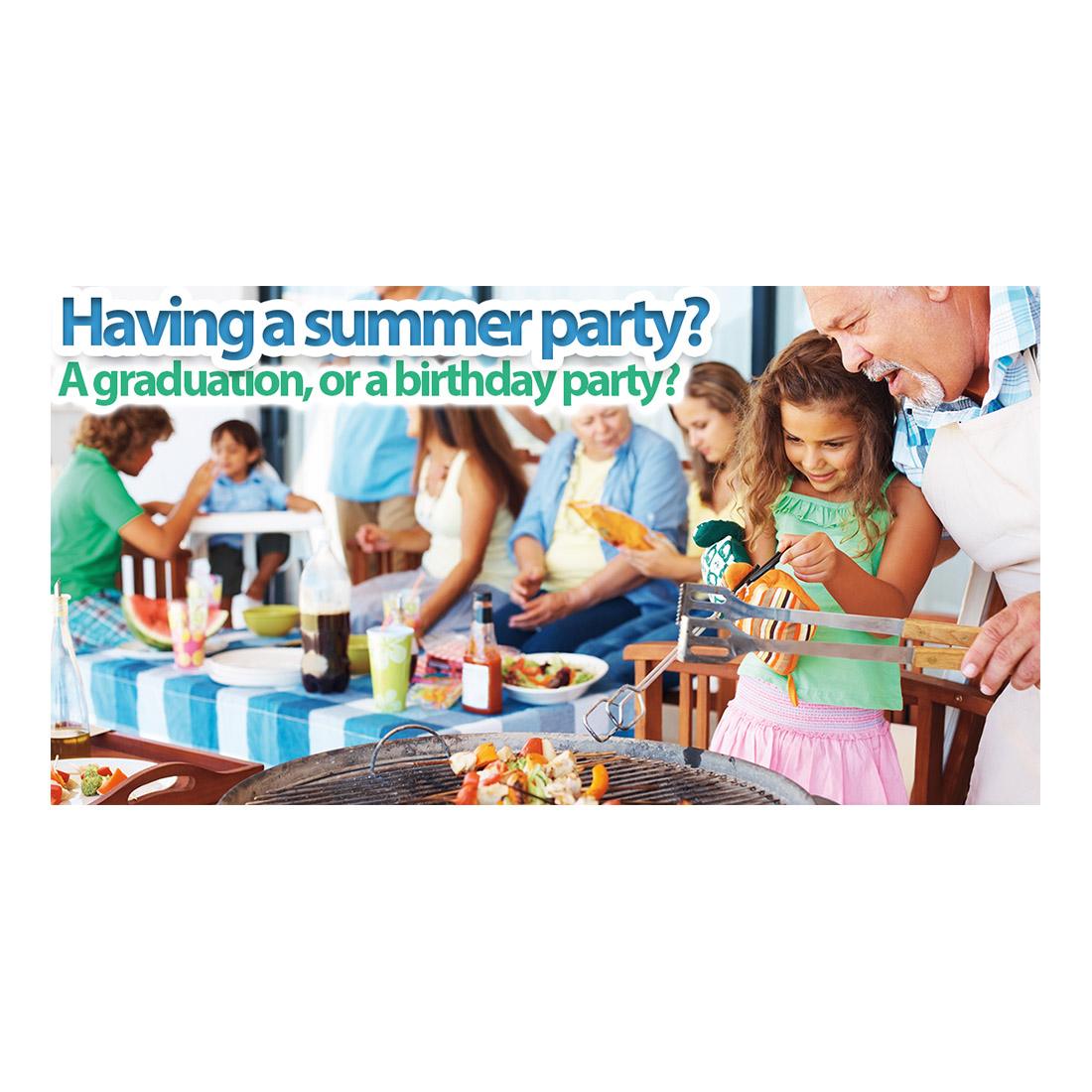 Summer Party Design Suite - Facebook Ad View