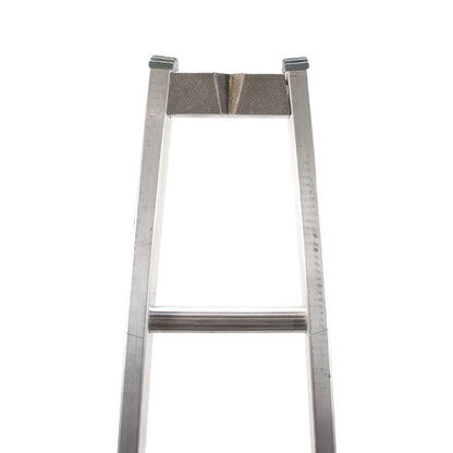 Metallic Ladder Top Vee Groove - 6 Foot - Front Top Close-Up View