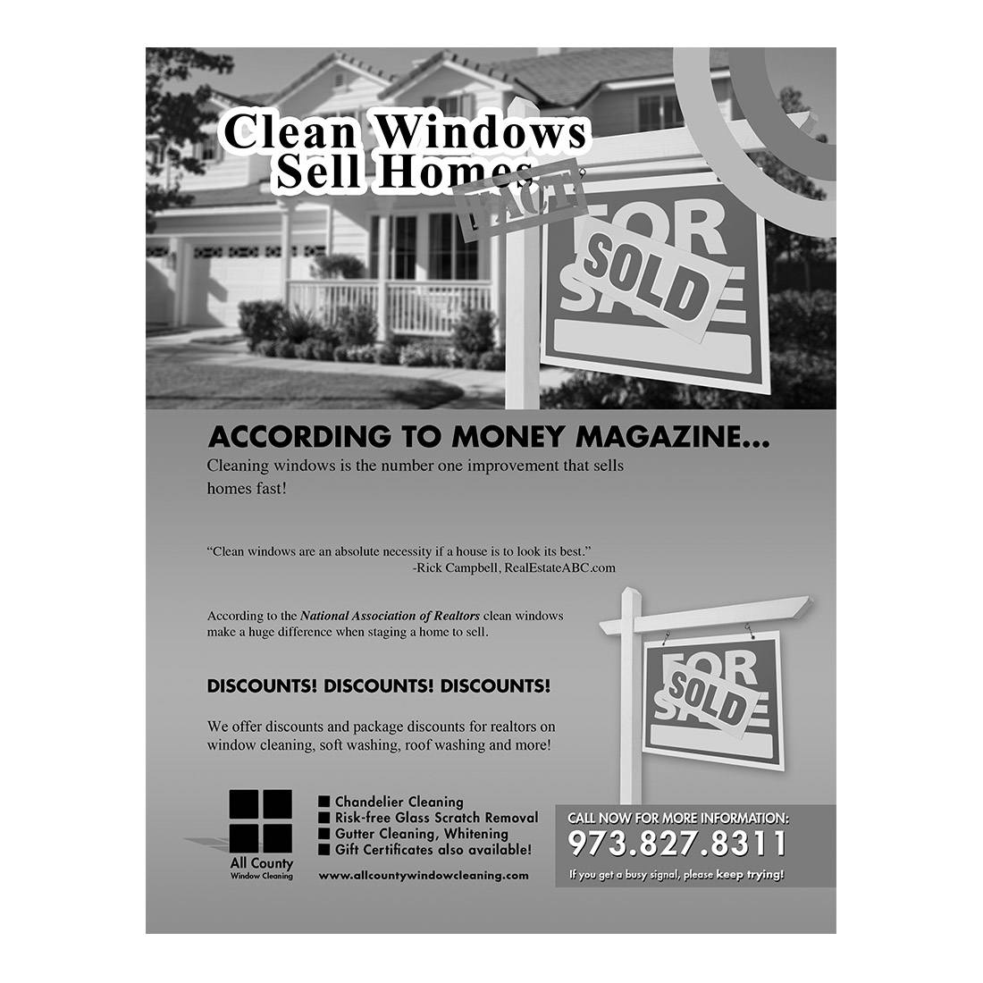 Realtor Black And White Flier