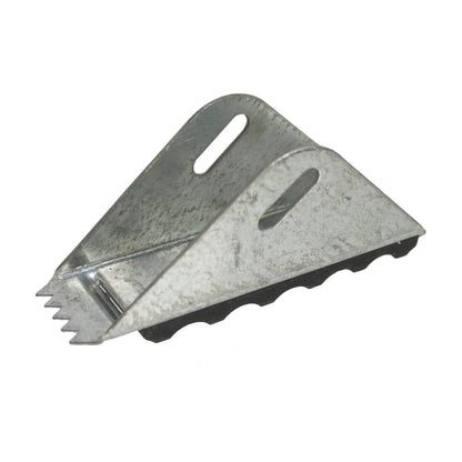 Metallic Ladder Safety Shoes - Set of Two - Single Shoe Angled View