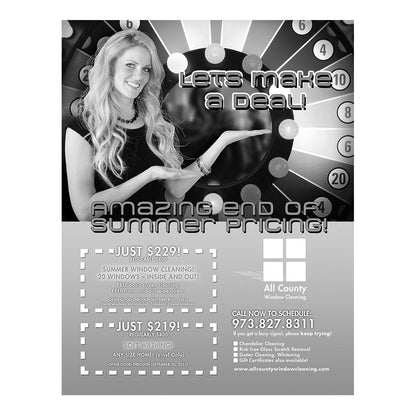 Let's Make A Deal Black And White Flier