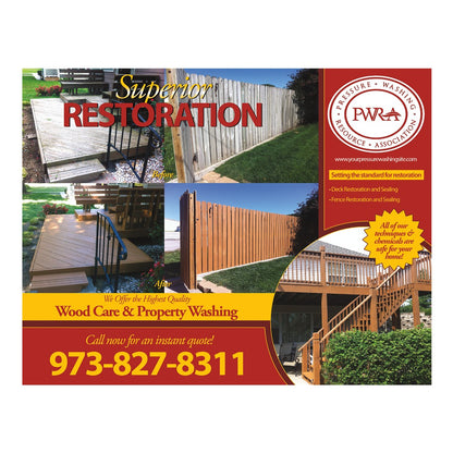 Superior Restoration Large Postcard Front Design