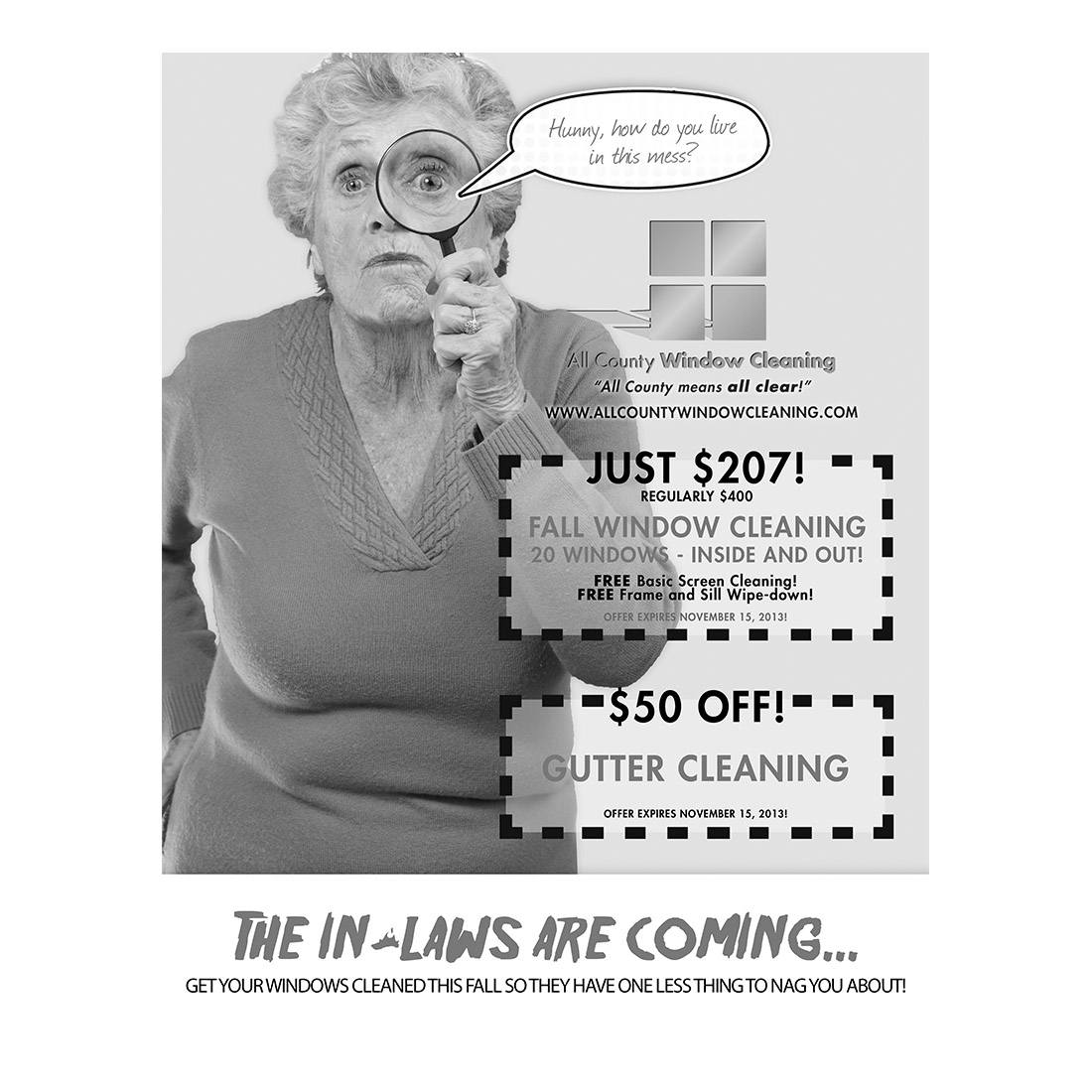 How Do You Live In This Mess Black And White Flier