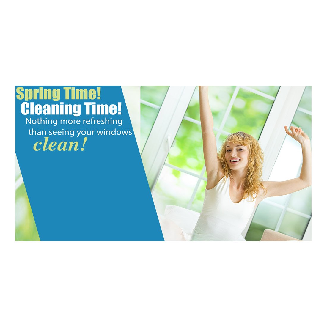 Spring Time Cleaning Time Facebook Ad