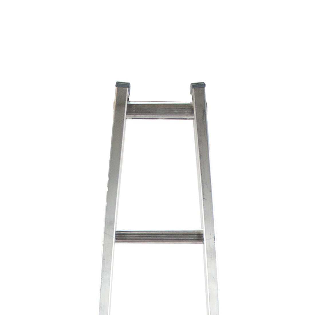 Metallic Ladder Aluminum Open Top Section - 6 Foot - Front Top View