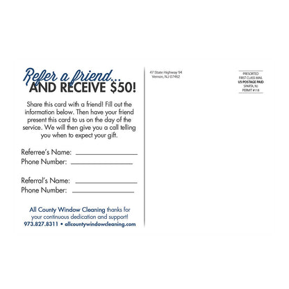 Refer A Friend Design Suite - Back View