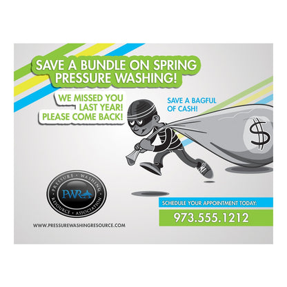 Save A Bundle Large Postcard Front Design