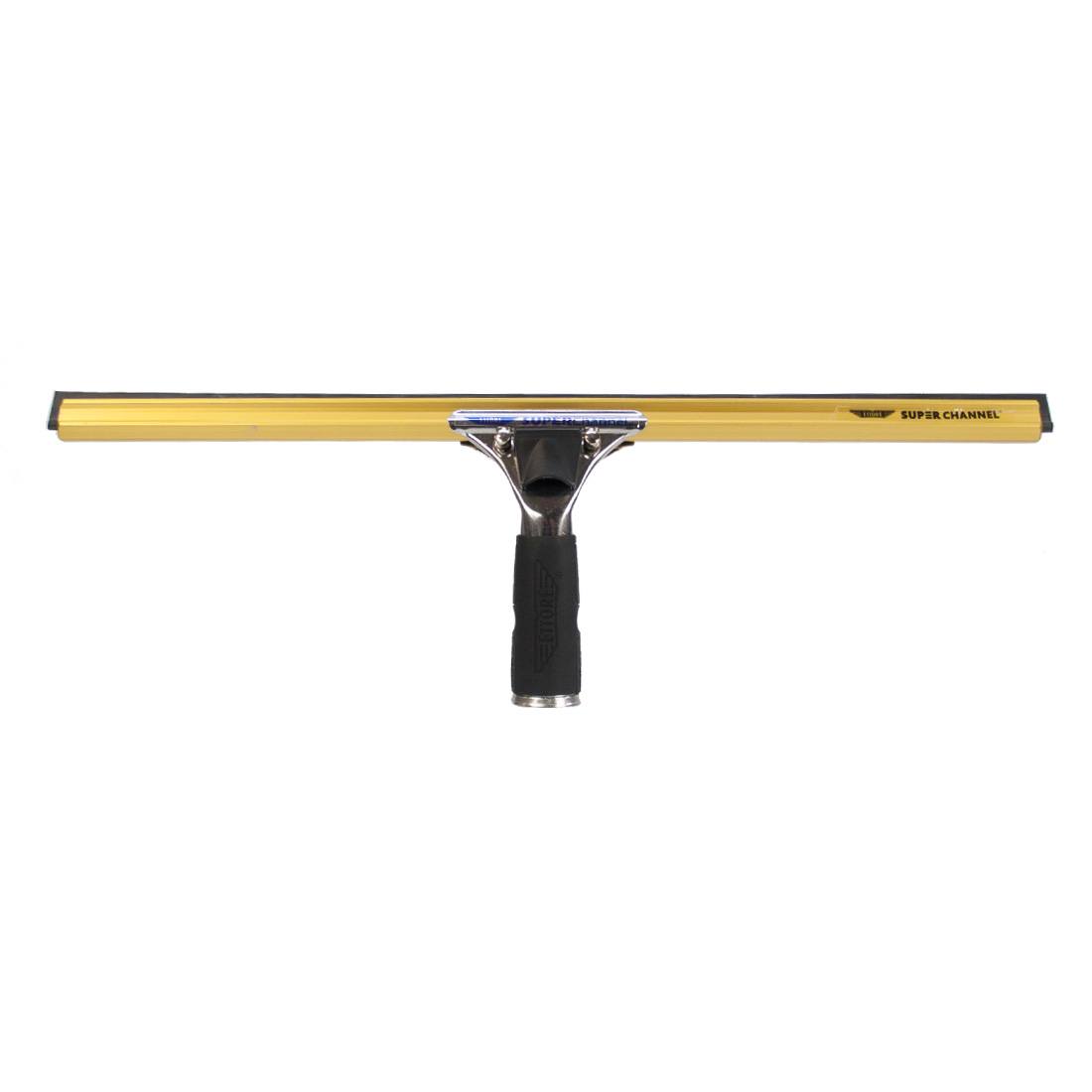Ettore Complete Stainless Steel with Rubber Grip Super Squeegee Front View
