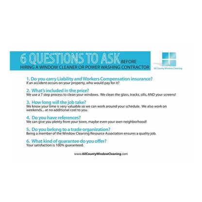 6 Questions Printable Products