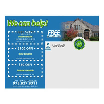 Restore Your Home Large Postcard Back Design