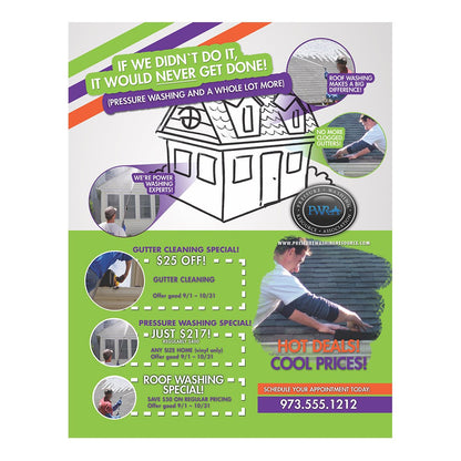 We Do It All Design Suite - Flyer Color - Front View