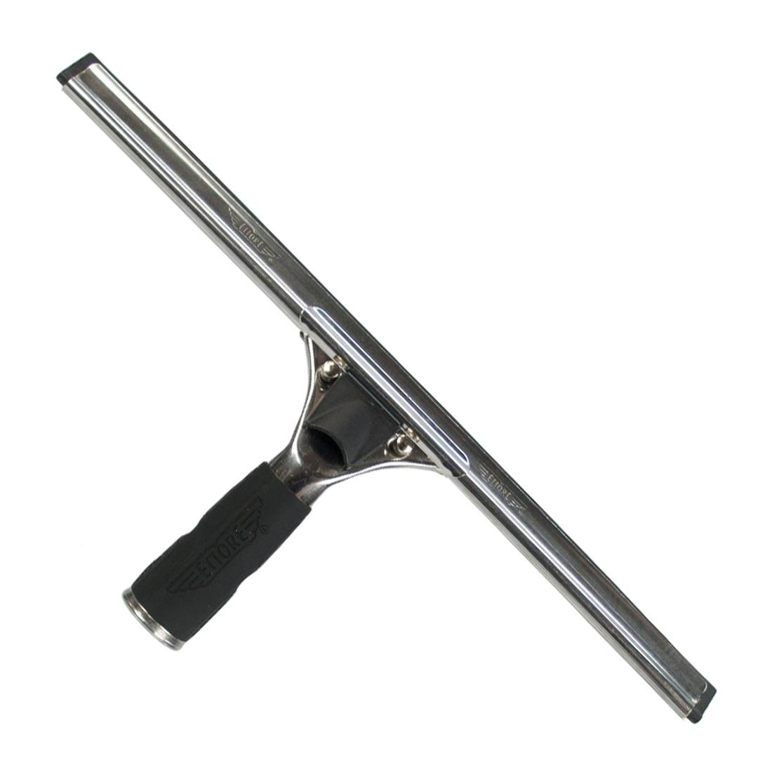 Ettore Complete Quick Release Stainless Steel with Rubber Grip Squeegee Full View