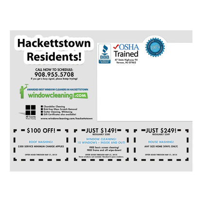 Insurance Letter - Postcard - Back View