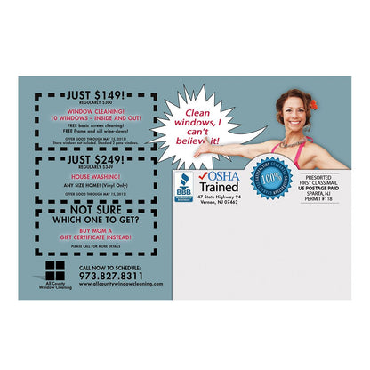 Give Mom Something To Smile About Design Suite - Small Postcard - Back View