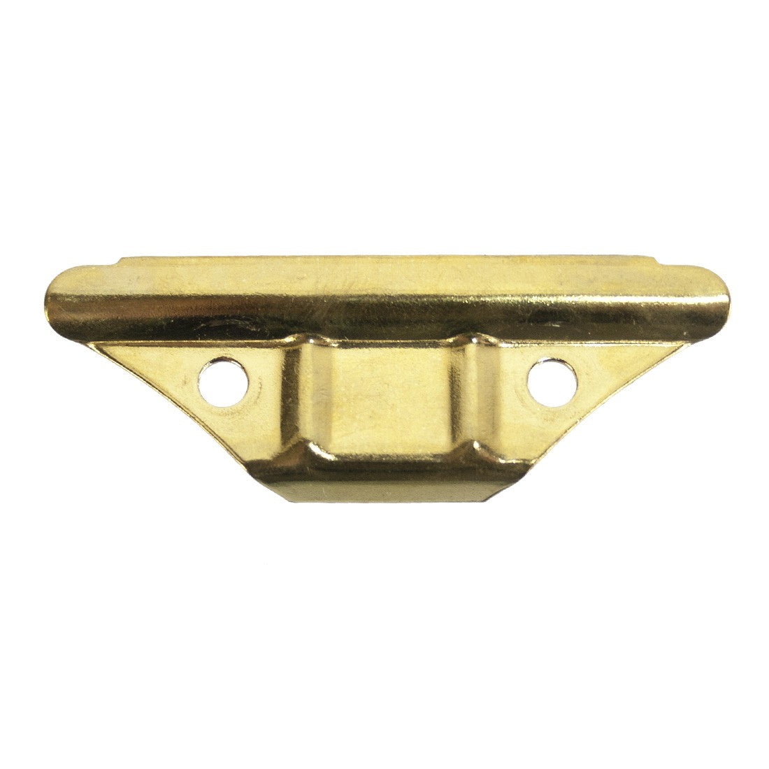 Ettore Brass Back Plate - Front View