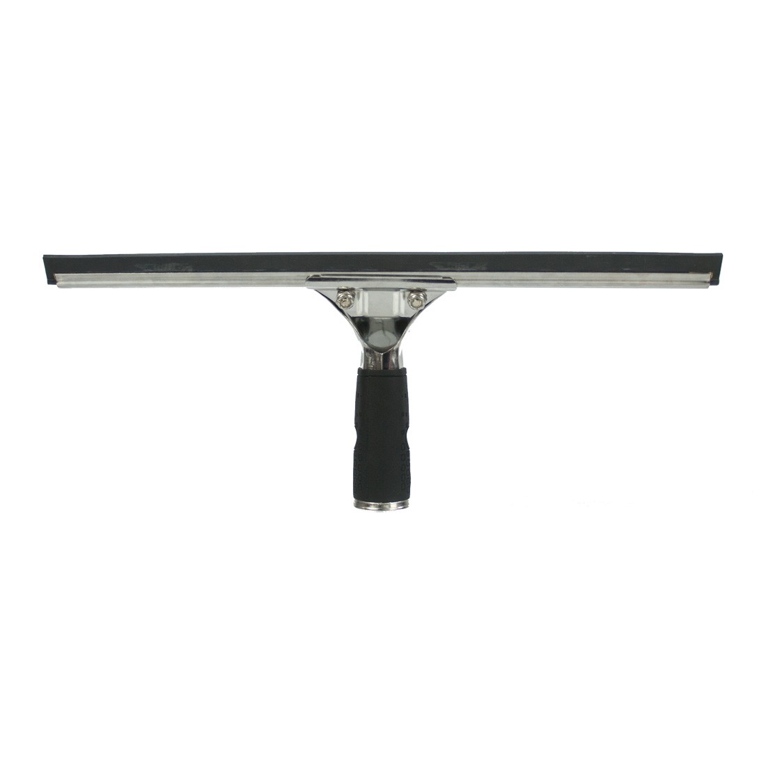 Ettore Complete Quick Release Stainless Steel with Rubber Grip Squeegee Back View
