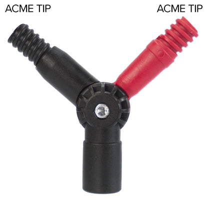 World Enterprises Acme Adapter Double Head - Dual ACME Tip View