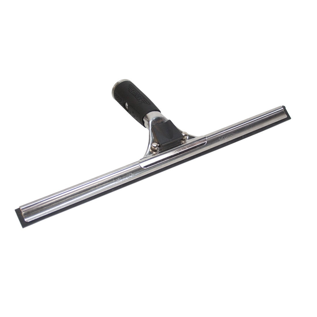 Ettore Complete Quick Release Stainless Steel with Rubber Grip Squeegee Top View
