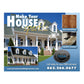 Make Your House Sparkle Large Postcard Front Design