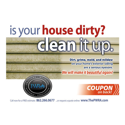 Clean Up Siding Design Suite - Large Postcard - Front View