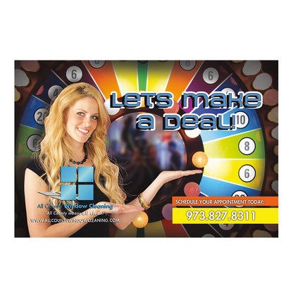 Lets Make A Deal Small Postcard Front Design