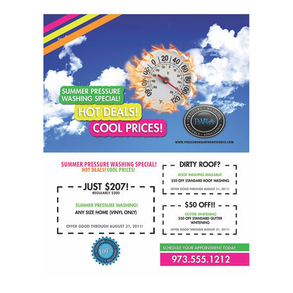 Hot Deals Cool Prices Color Flier
