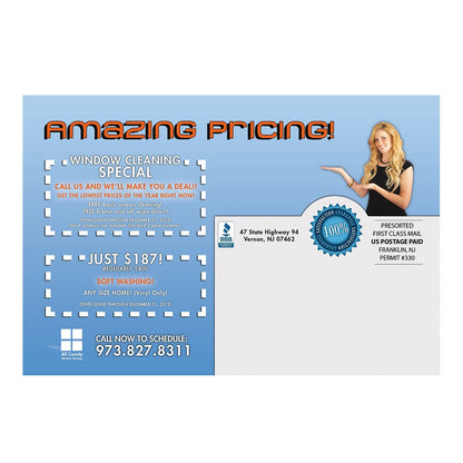 Lets Make A Deal Small Postcard Back Design