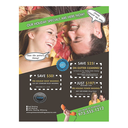 Clean The Gutters Honey Color Flier