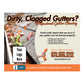 Dirty Clogged Gutters Large Postcard Front Design