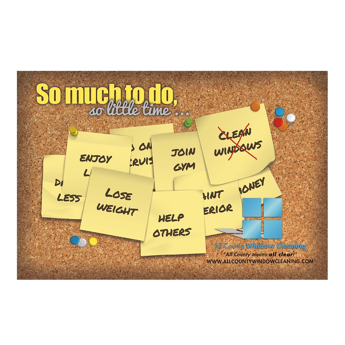 So Much To Do Design Suite - Small Postcard - Front View