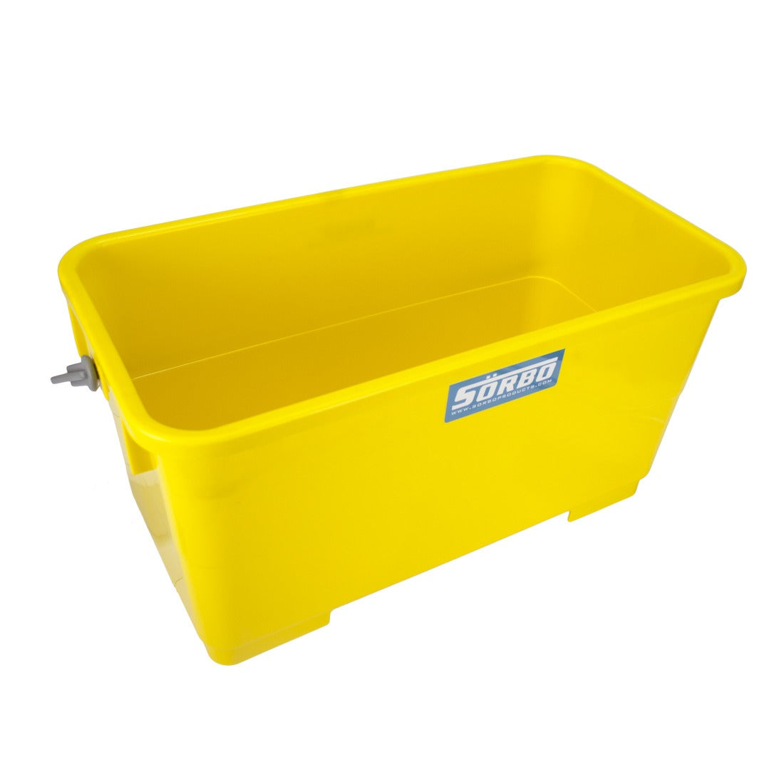 Sörbo Bucket with Clips for Squeegee and Washer for Leif Cart - 18 Inch - Oblique Top View