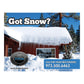 Got Snow Design Suite - Large Postcard - Front View