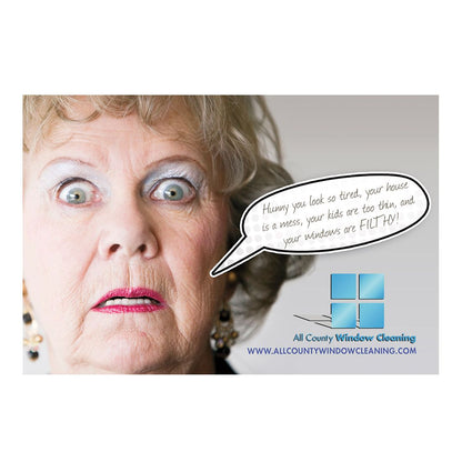 The In-Laws Are Coming Small Postcard Front Design