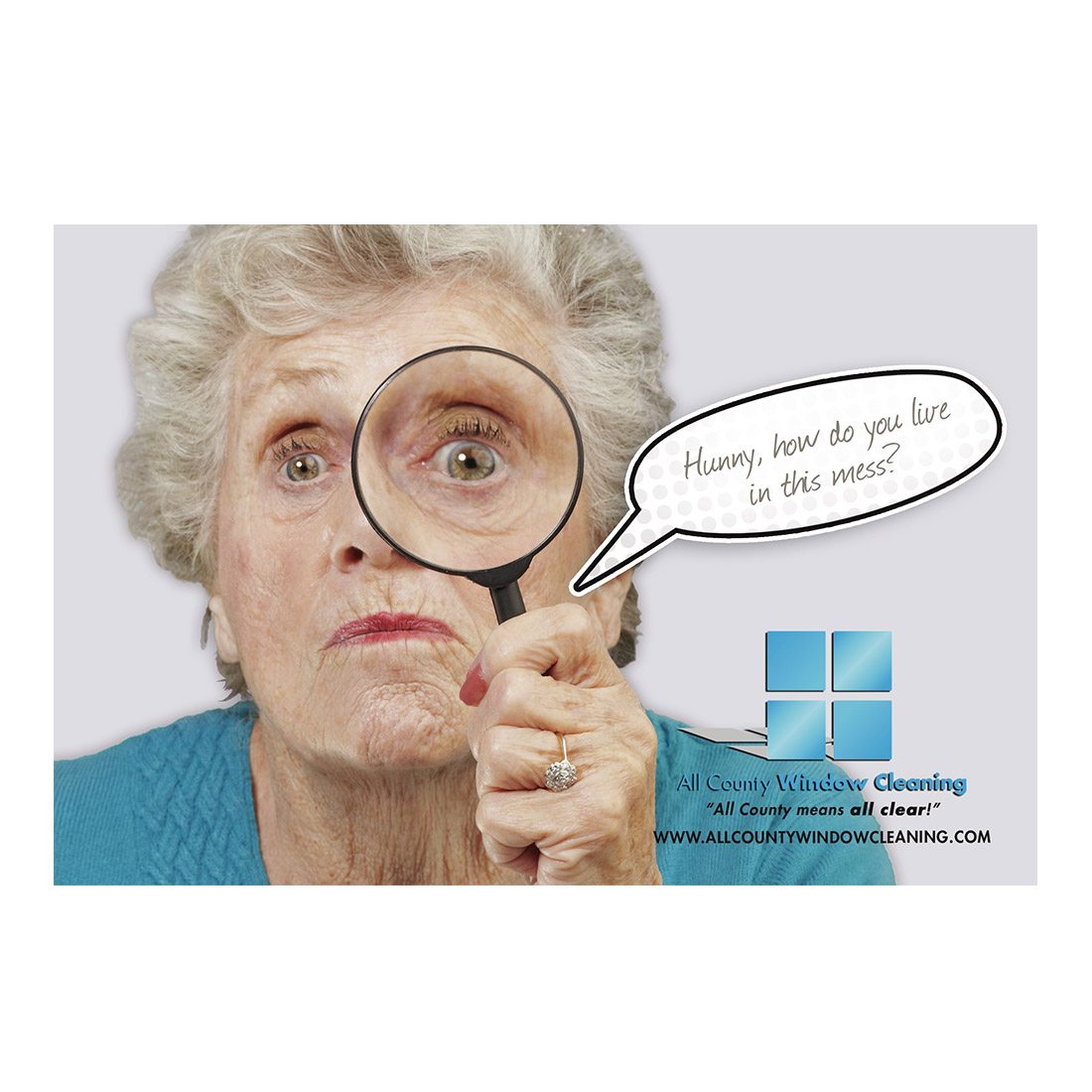 How Do You Live In This Mess Small Postcard Front Design