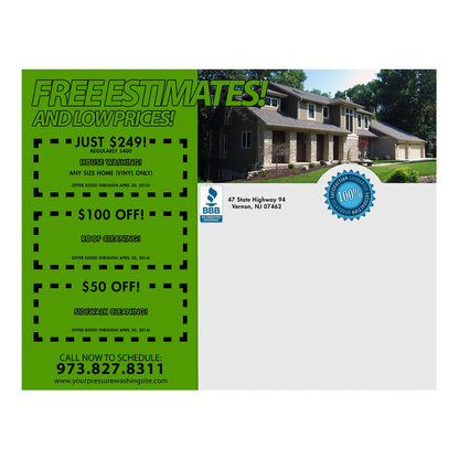 Got Dirt Large Postcard Back Design