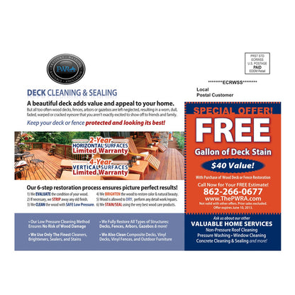 Dirty Deck - Postcard - Back View