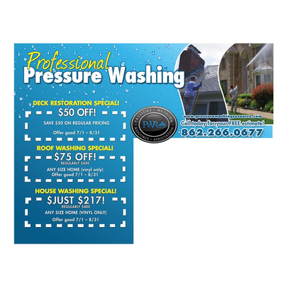 Revitalize Your Deck Large Postcard Back Design