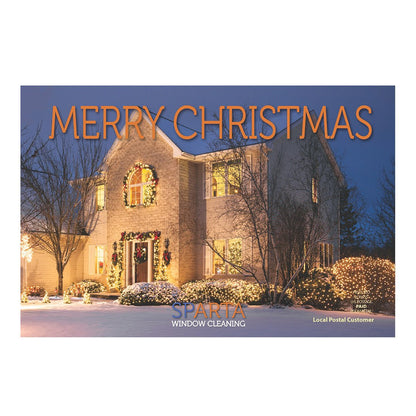 Holiday Light Removal Small Postcard Front Design