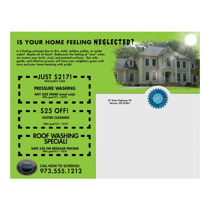 Case Of The Uglies Large Postcard Back Design