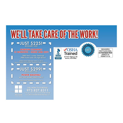 Give Dad A Break Design Suite - Small Postcard - Back View